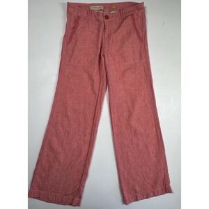 Anthropologie Pilcro & The Letterpress Linen Blend Pants Women's Sz 6 Lagenlook